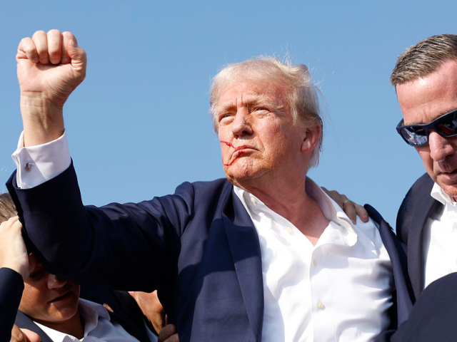 BUTLER, PENNSYLVANIA - JULY 13: Republican presidential candidate former President Donald