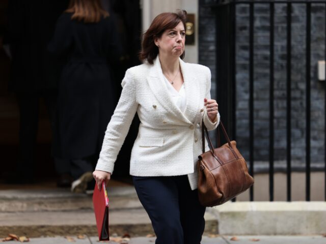 Lucy Powell, UK leader of the House of Commons, departs following for a pre-budget cabinet