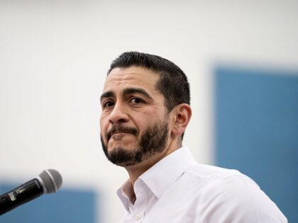 DETROIT, MICHIGAN - MAY 03: Abdul El-Sayed, candidate for US Senate in Michigan, speaks be