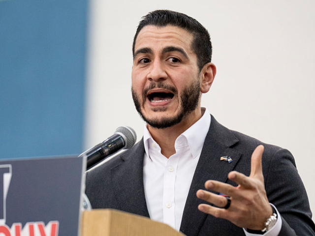 DETROIT, MICHIGAN - MAY 03: Abdul El-Sayed, candidate for US Senate in Michigan, speaks be