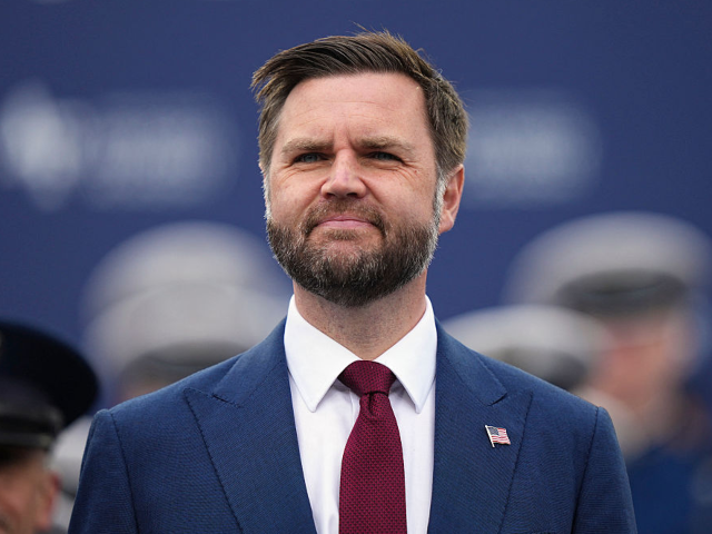 GettyImages-2277937100 US Vice President JD Vance arrives to speak at the commencement speech for the 2026 gradua