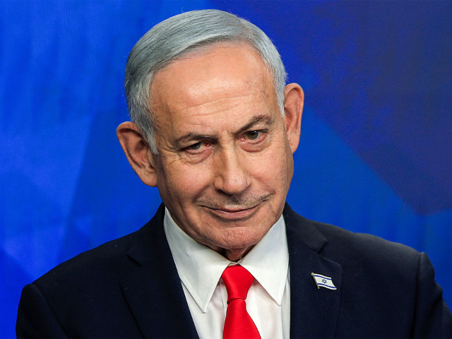 GettyImages-2281152406 Israel's Prime Minister Benjamin Netanyahu gives a news conference in Jerusalem on June 15