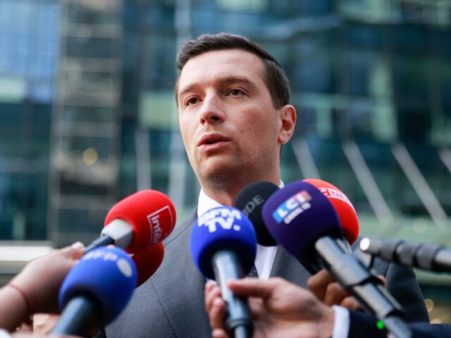 Jordan Bardella, French far-right Rassemblement National (RN) party's President, member of