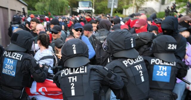 Antifa Clashes With Police and Reporters at AfD Conference in Germany