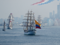 WATCH: 100 Tall Ships and Navy Vessels Fill New York Harbor for July Fourth Flotilla Parade