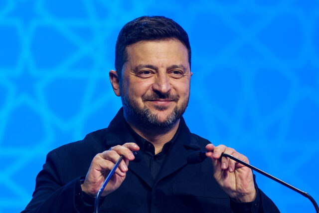 2026 NATO Summit In Ankara Volodymyr Zelenskyy, the President of Ukraine, speaks at the Defence Industry Forum during