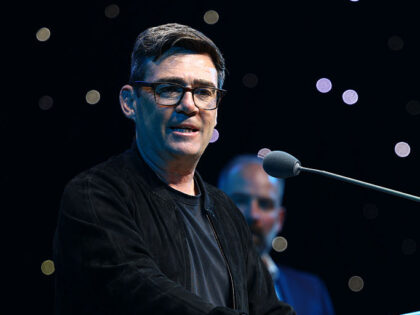 LONDON, ENGLAND - JULY 09: Andy Burnham on stage during the Silver Clef Awards 2026 on Jul