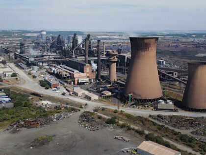 The British Steel in plant in Scunthorpe, Lincolnshire. British Steel has come under publi