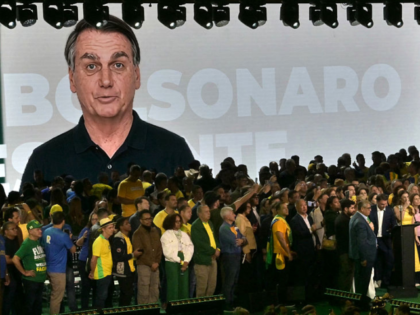 An AI generated video of former president Jair Bolsonaro -who was banned from taking part