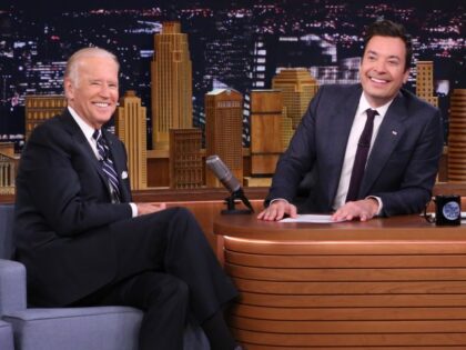 THE TONIGHT SHOW STARRING JIMMY FALLON -- Episode 0544 -- Pictured: (l-r) Vice President o