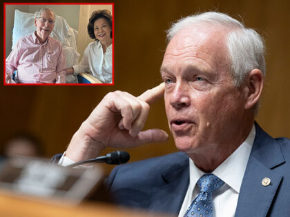 Sen. Ron Johnson, (R-WI) asks questions during the Senate Homeland Security and Government