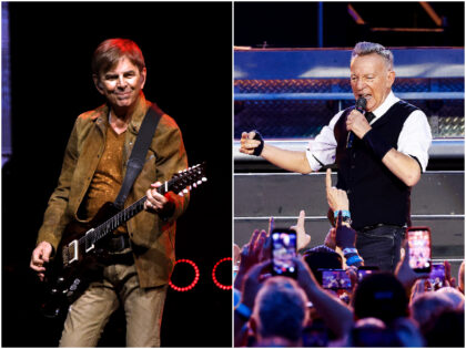 HAMILTON, ONTARIO - MARCH 09: Jonathan Cain of Journey performs at TD Coliseum on March 09