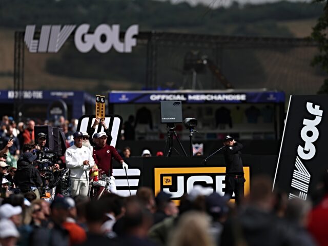 LIV Golf UTTOXETER, ENGLAND - JULY 26: Tyrrell Hatton Of Legion XIII in action during day four of L