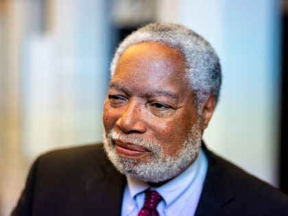 Lonnie Bunch III, the 14th secretary of the Smithsonian Institution, poses for a portrait