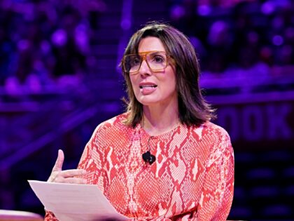 AUSTIN, TEXAS - OCTOBER 29: Lulu Garcia-Navarro, Host of The Interview at NYT Magazine spe
