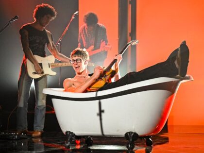 Malcolm Todd in bathtub
