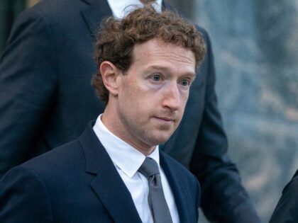 Mark Zuckerberg leaving Meta's court hearing