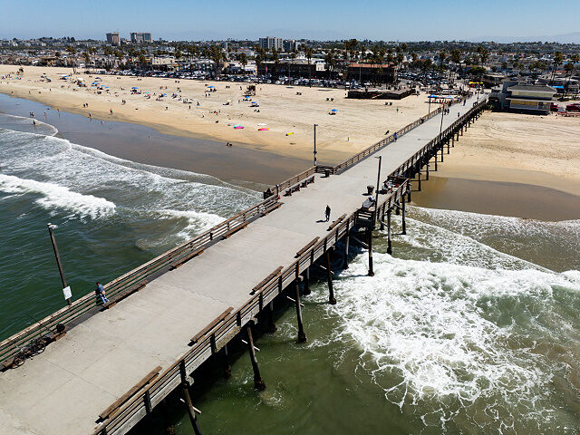 Newport-Beach-Pier-California-July-6-2026-getty NEWPORT BEACH, CA - JULY 06: An aerial of the Newport Beach Pier on Monday, July 6, 2026,