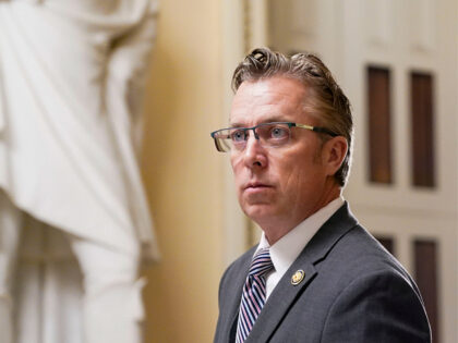 Representative Andy Ogles, a Republican from Tennessee, at the US Capitol in Washington, D