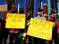 REPORT: Leftist Californians Protest Giants at the Ticket Booth Following Bible Verse Display on Pr