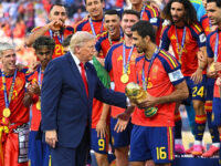 Watch – Trump Awards Victorious Spain with Medals, Trophy at World Cup