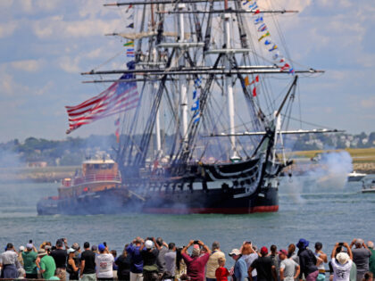 Boston, MA - June 17: USS Constitution in Boston Harbor on June 17, 2026. (Photo by David