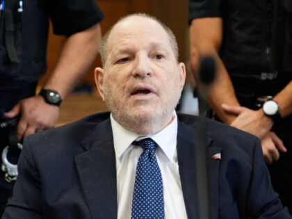 Harvey Weinstein appears in court in New York, Monday, May 11, 2026. (AP Photo/Seth Wenig,