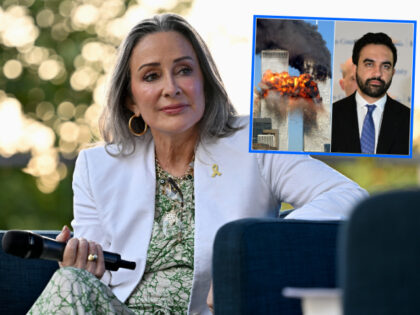 SOUTHAMPTON, NEW YORK - AUGUST 07: Patricia Heaton speaks onstage during The Lawfare Proje