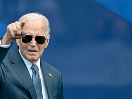 Former US President Joe Biden during the opening of the Obama Presidential Center in the J