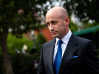 Stephen Miller, deputy White House chief of staff for policy, departs after speaking to members of the media outside the White House in Washington, DC, US, on Friday, July 24, 2026. The Trump administration is seeking wider deployment of both large, conventional reactors and smaller ones alike after a series of executive orders by the president, who sees nuclear reactors as a key source of power for data centers and economic growth. Photographer: Bonnie Cash/UPI/Bloomberg via Getty Images