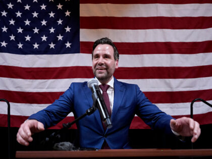 DES MOINES, IOWA - JUNE 2: Iowa Democratic U.S. Senate candidate Josh Turek speaks during