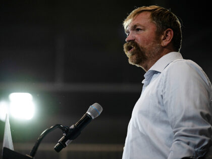 Graham Platner, Democratic US Senate candidate for Maine, during a primary election night