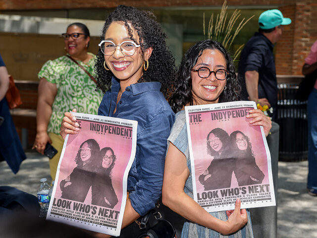 june30-26-candidates-democratic-socialist-platforms-getty Darializa Avila Chevalier, US Democratic House candidate for New York, left, and US Democr