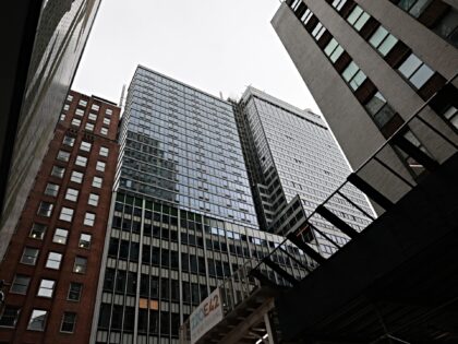 NEW YORK, NEW YORK - JULY 07: The former Pfizer headquarters building is seen on July 07,