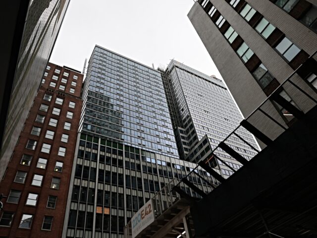 manhattan NEW YORK, NEW YORK - JULY 07: The former Pfizer headquarters building is seen on July 07,