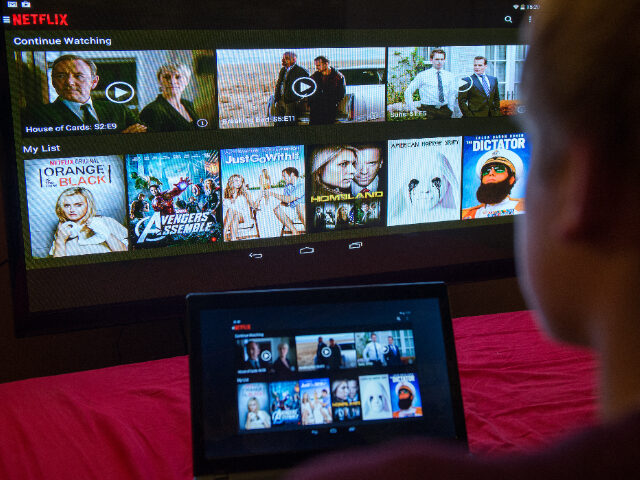 netflixLive ILLUSTRATION - A young man is shown the website of the online video streaming company Netf