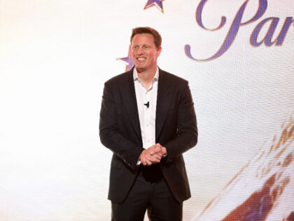 NEW YORK, NEW YORK - APRIL 22: David Ellison, Chairman & CEO, Paramount Skydance speak