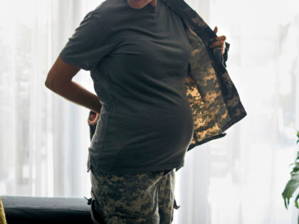 pregnant soldier