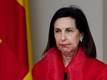 VIGO, SPAIN - MAY 30: Defense minister Margarita Robles attends the Armed Forces 2026 day