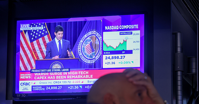 Breitbart Business Digest: Wall Street Gasps as Kevin Warsh's Fed Abdicates Its Market Throne