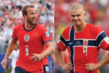 It's Harry Kane against Erling Haaland in the World Cup quarter-final