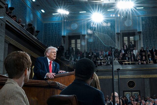 One of the alleged suspect bets came during Trump's State of the Union speech in Febr