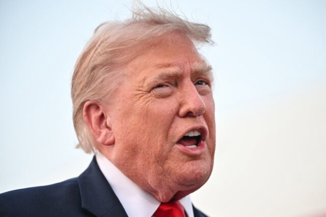 President Donald Trump said the United States was hitting Iran to honour American personne