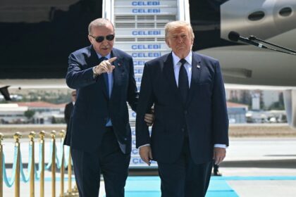 US President Donald Trump received a pomp-filled welcome from Turkey's Tayyip Recep E