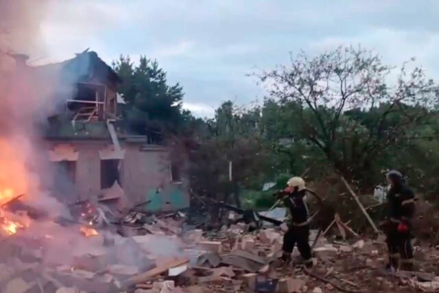 Russia Ukraine Drone Attack The Associated Press