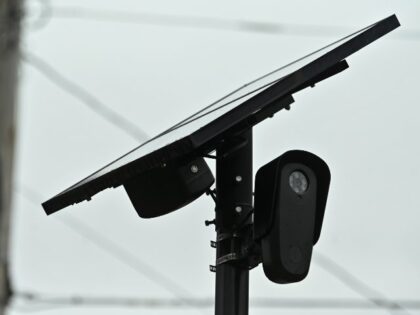 A flock camera tracking cars