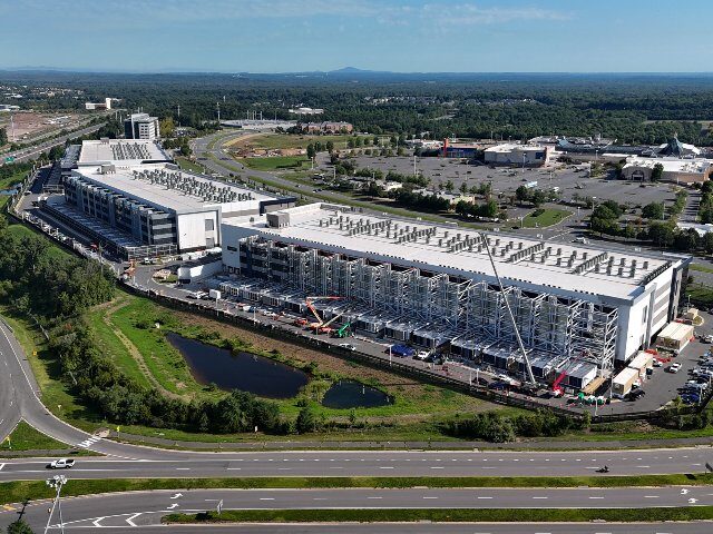 AI data center under construction