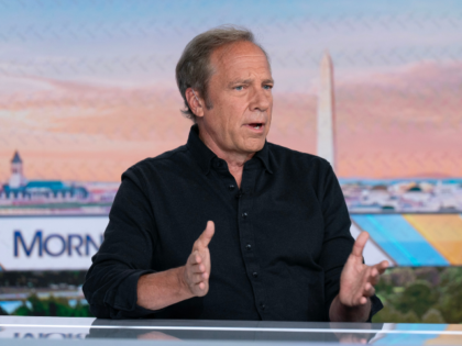 Mike Rowe, "Dirty Jobs" television host, speaks during an interview with Maria B