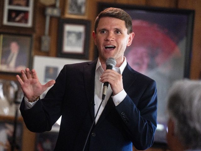 Democratic Senate candidate James Talarico speaks at a rally on Monday, July 13, 2026, in