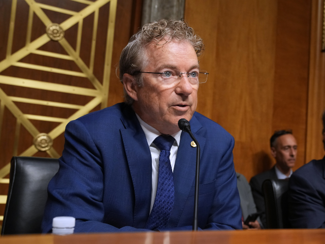 AP26210456117911 Sen. Rand Paul, R-Ky., speaks as Dr. Anthony Fauci appears before the Senate Homeland Secu